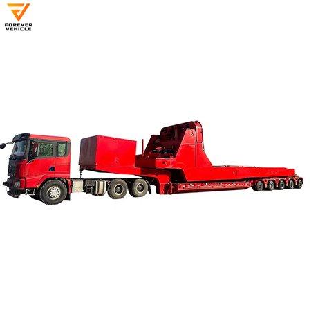 Remolque hidráulico de plataforma baja, semirremolque de acero extensible para palas de energía eólica, transporte de torre eólica, disponible