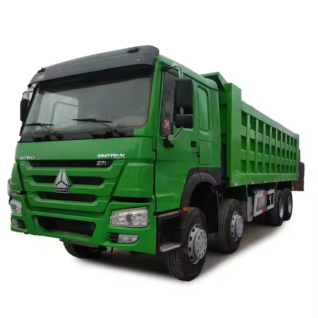 Camión volquete usado SINOTRUK HOWO 8x4 Camión de segunda mano de 30 toneladas Camión volquete con volante a la izquierda